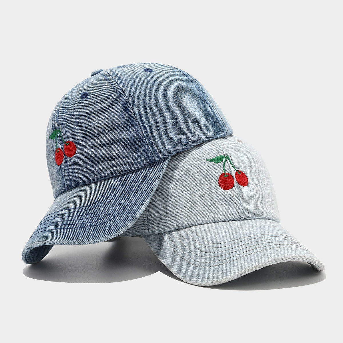 CHERRY DENIM CAP