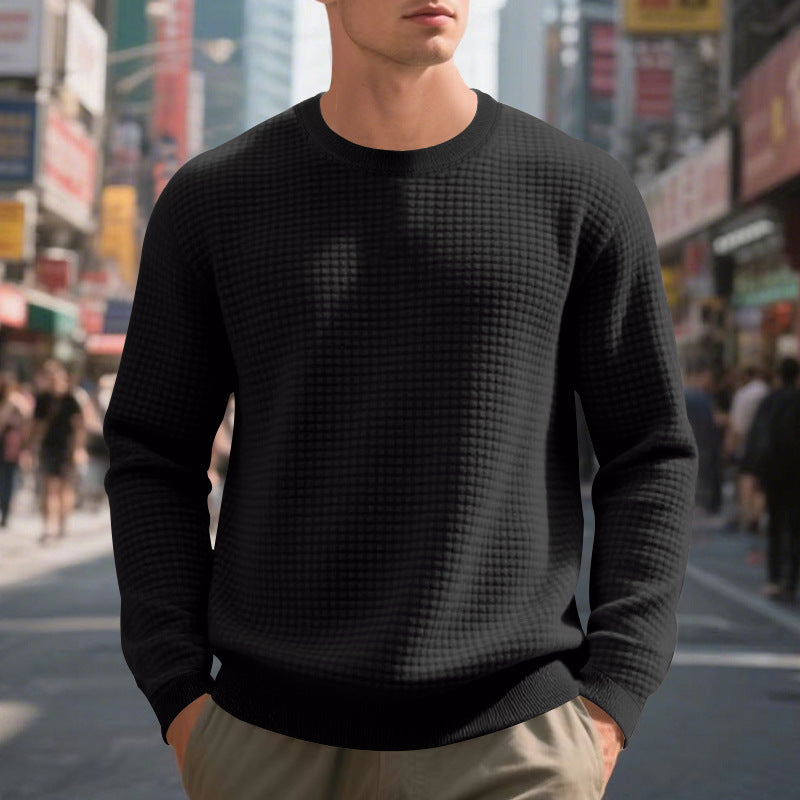 BENJAMIN COTTON CREW SWEATER