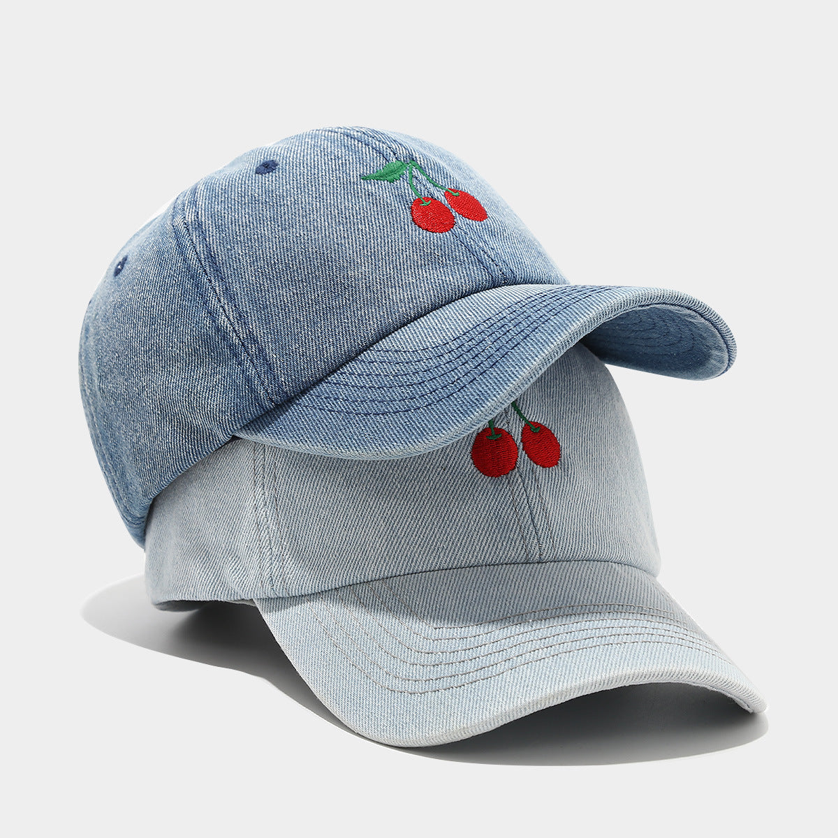 CHERRY DENIM CAP