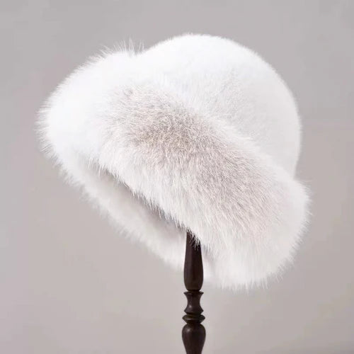 MARTHA FOX FUR HAT
