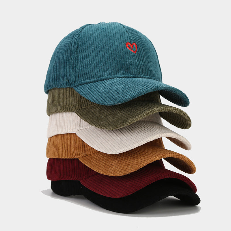 HEARTFELT CORDUROY CAP