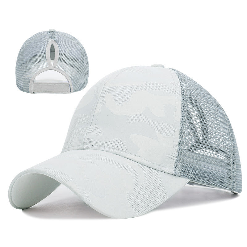 CAMO HIGH PONY CAP