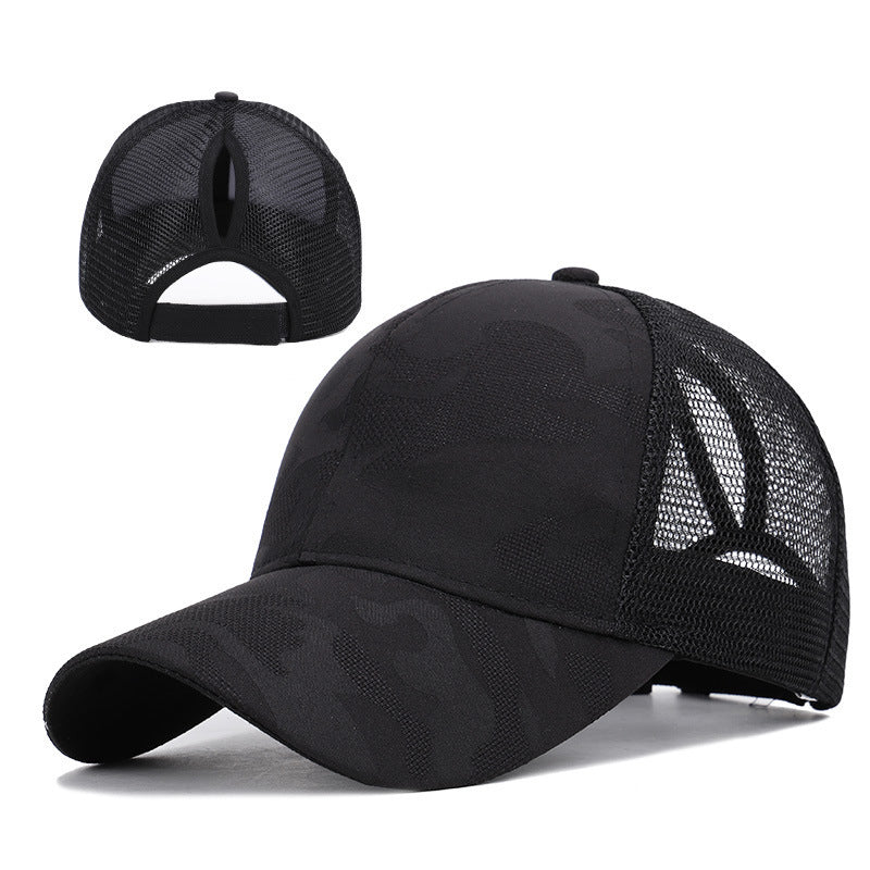 CAMO HIGH PONY CAP