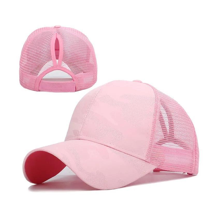CAMO HIGH PONY CAP