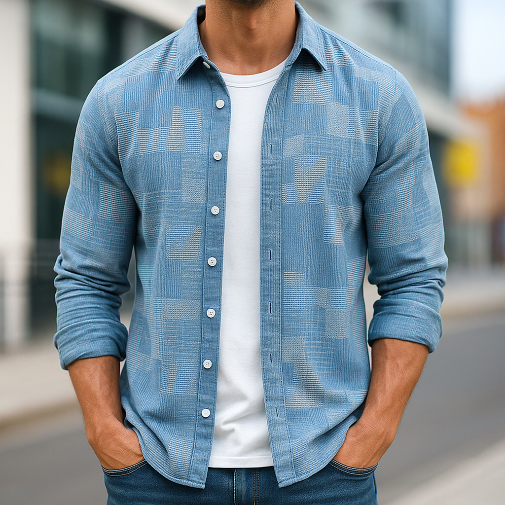 JACQUARD COTTON SHIRT