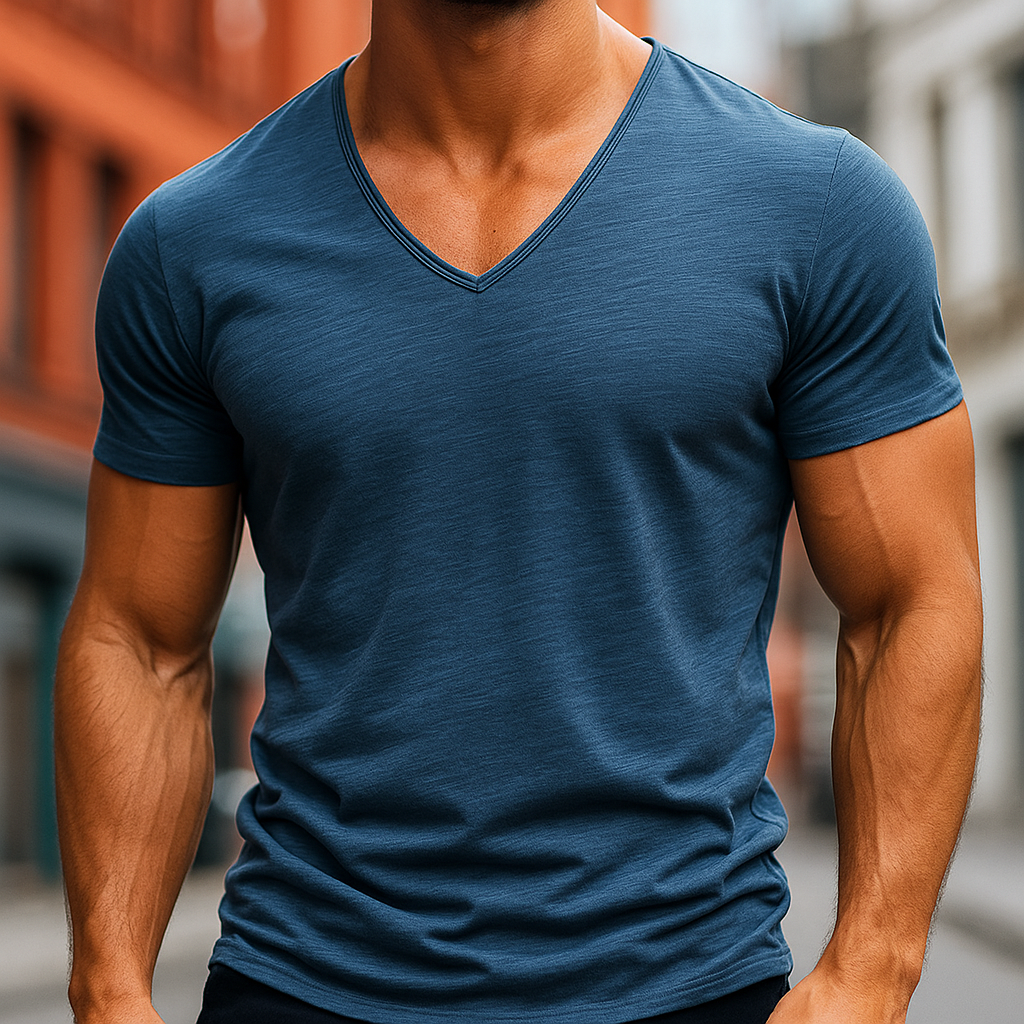 SHERWOOD ESSENTIAL V-NECK T-SHIRT