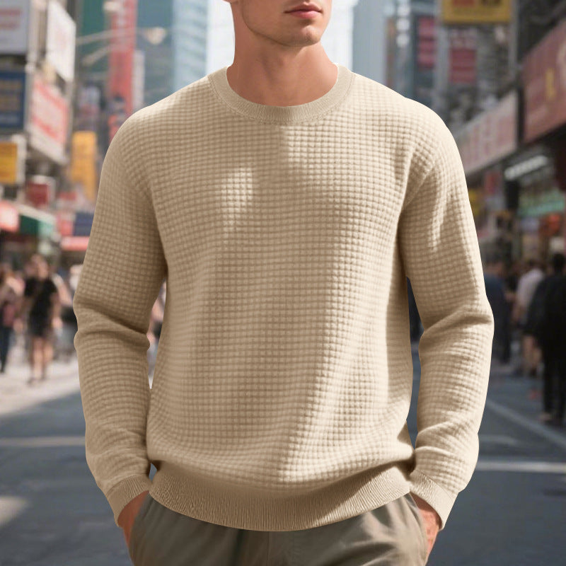 BENJAMIN COTTON CREW SWEATER