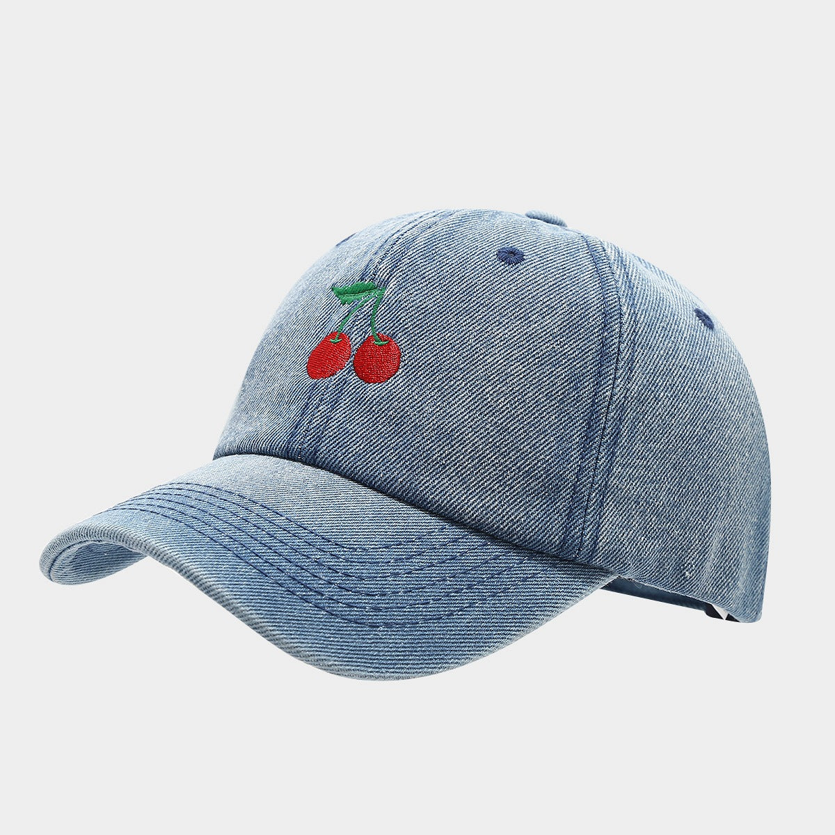 CHERRY DENIM CAP