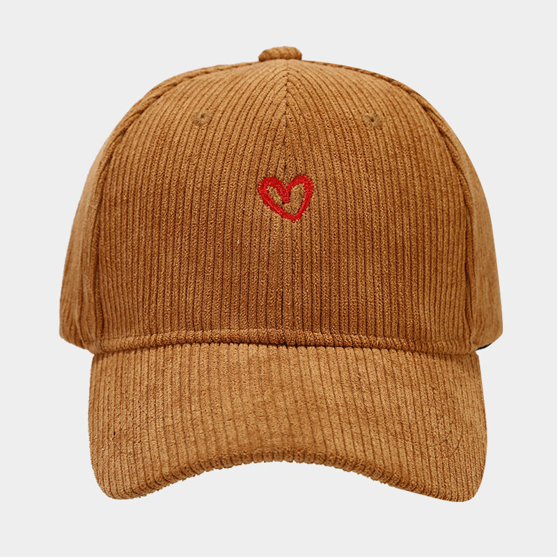 HEARTFELT CORDUROY CAP