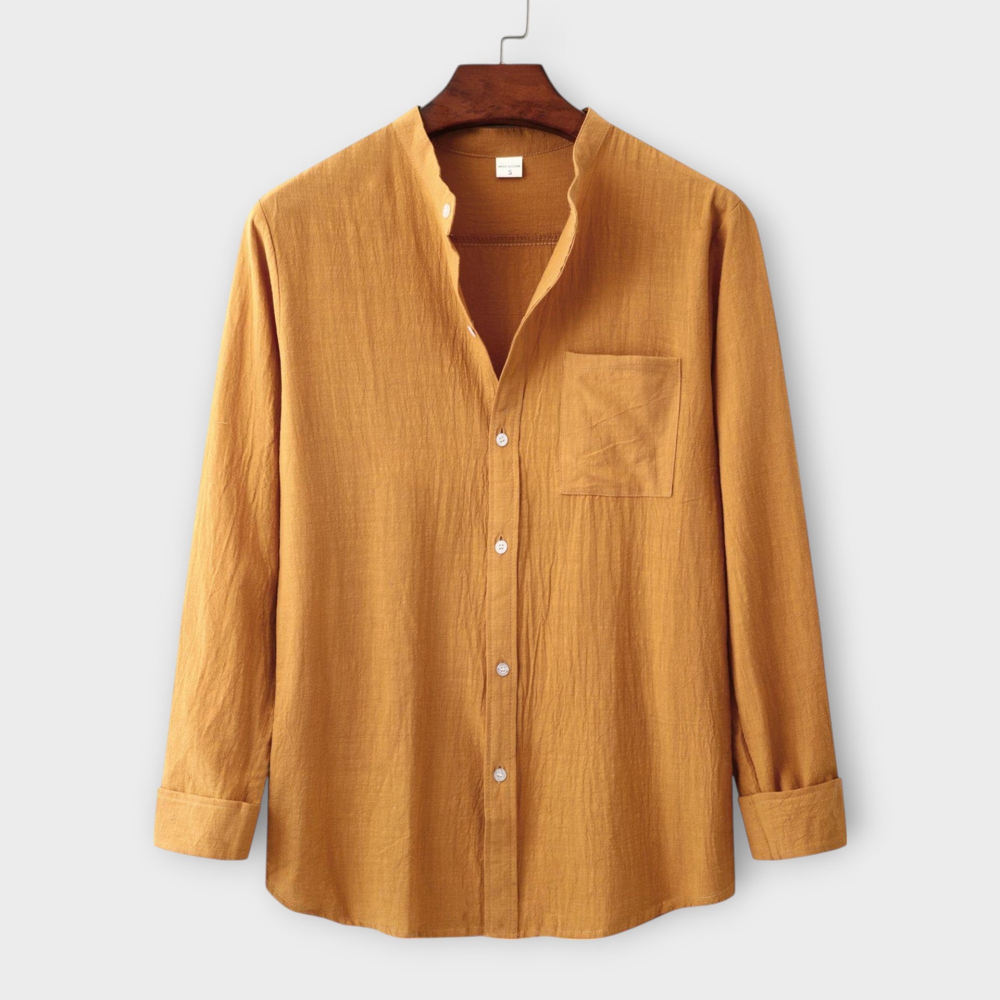 RIDGE COTTON-LINEN SHIRT