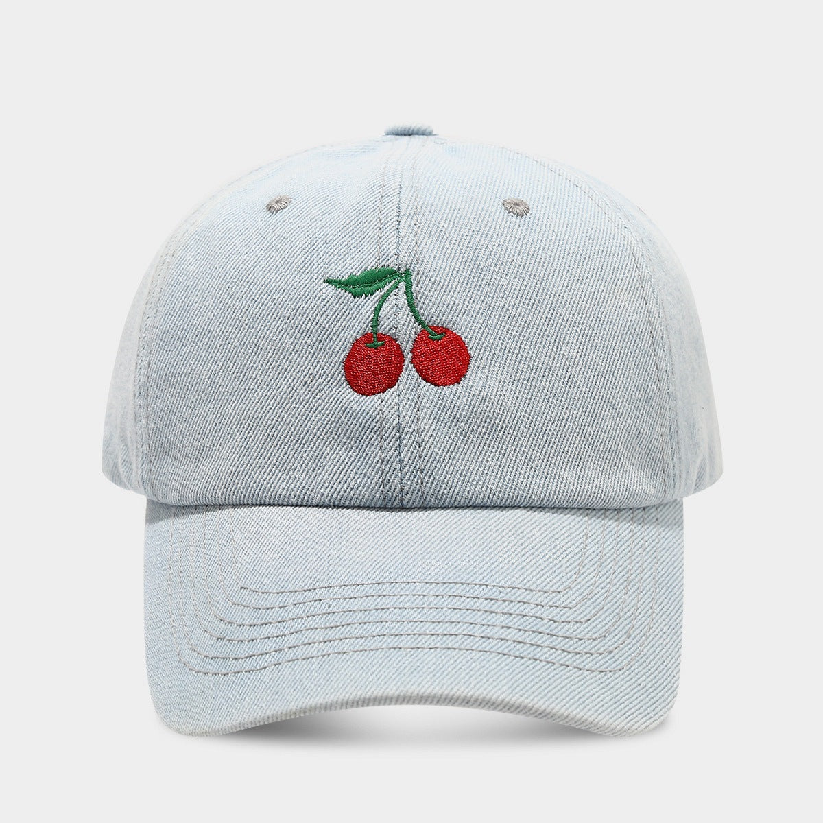CHERRY DENIM CAP