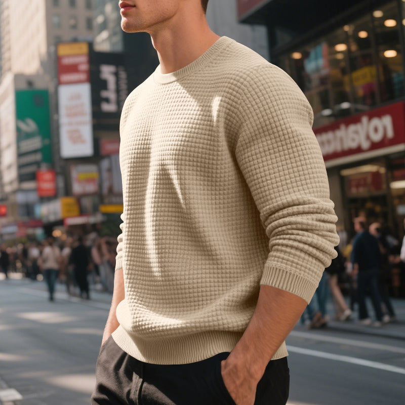BENJAMIN COTTON CREW SWEATER