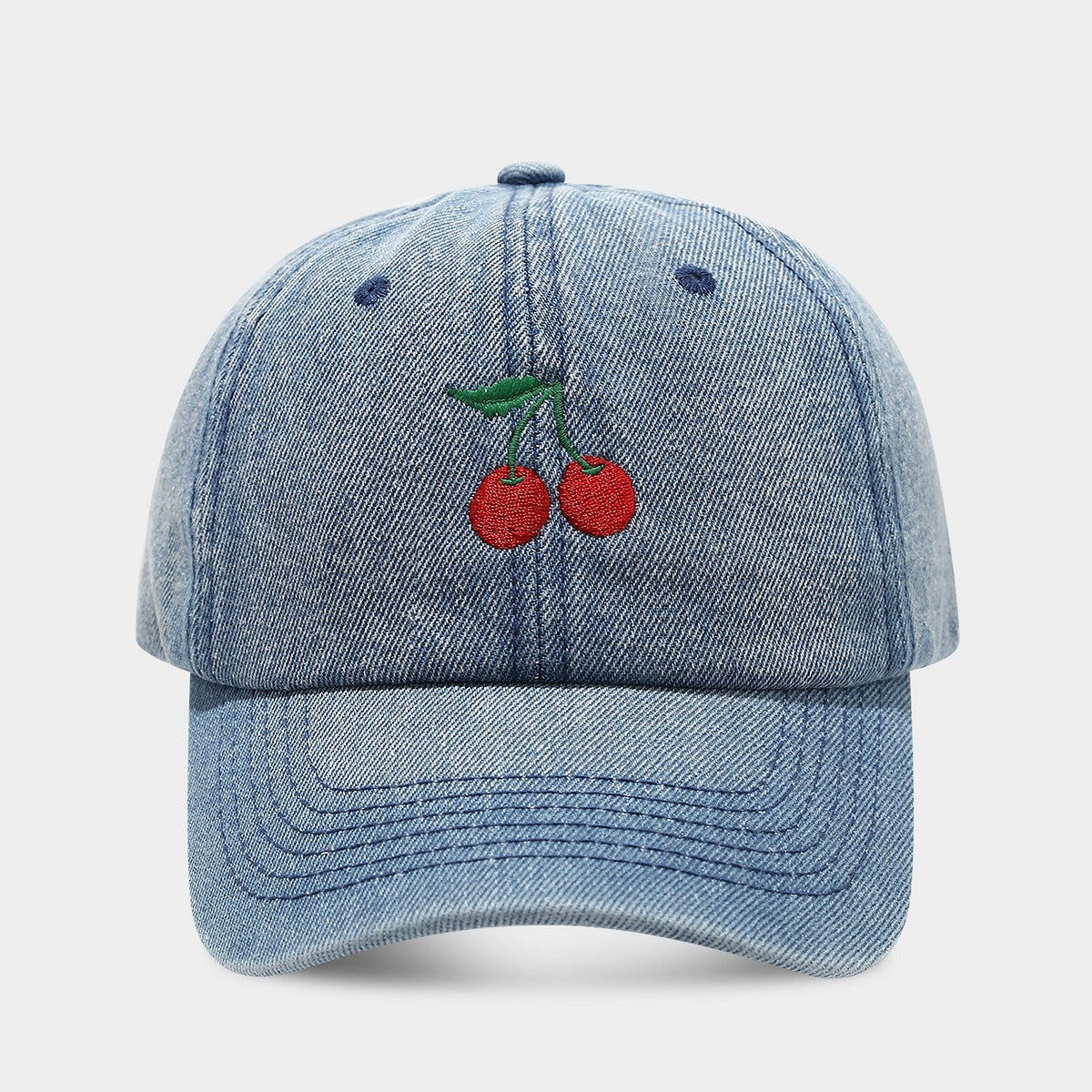 CHERRY DENIM CAP
