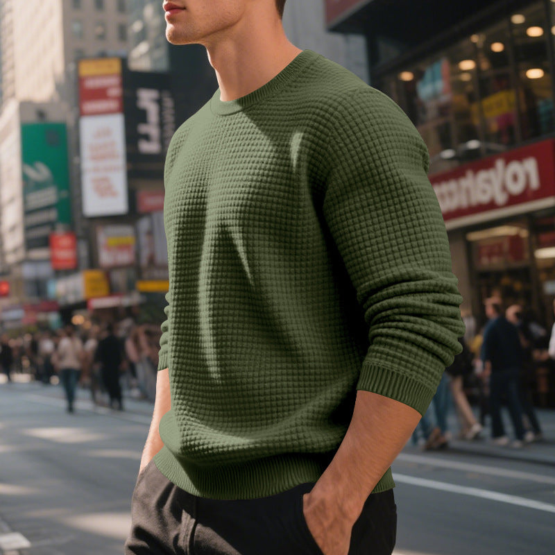 BENJAMIN COTTON CREW SWEATER