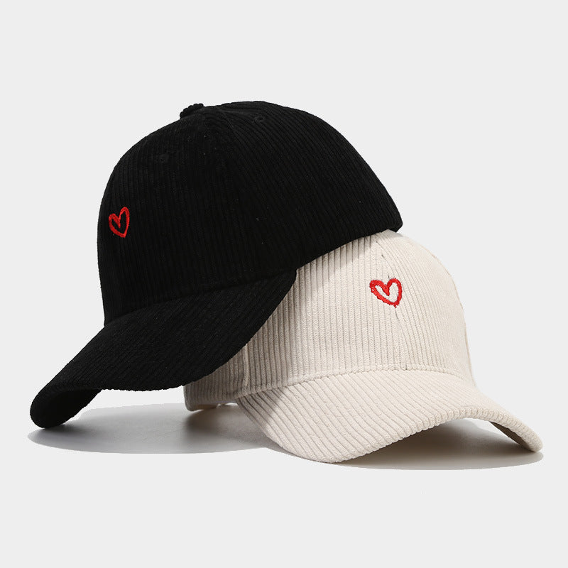 HEARTFELT CORDUROY CAP