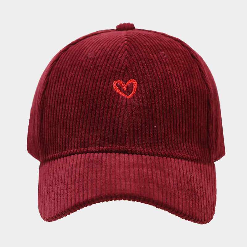 HEARTFELT CORDUROY CAP