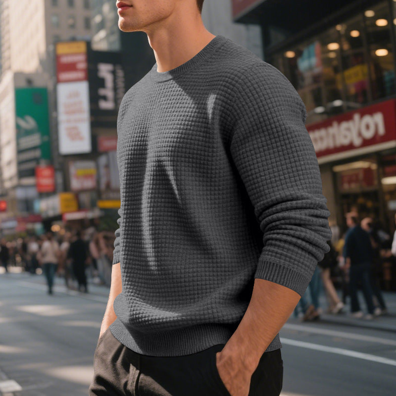 BENJAMIN COTTON CREW SWEATER