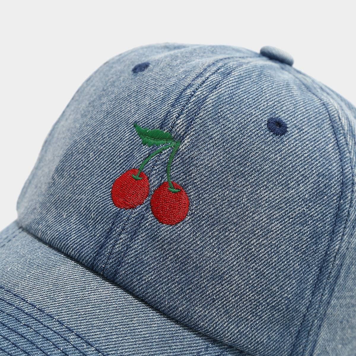 CHERRY DENIM CAP