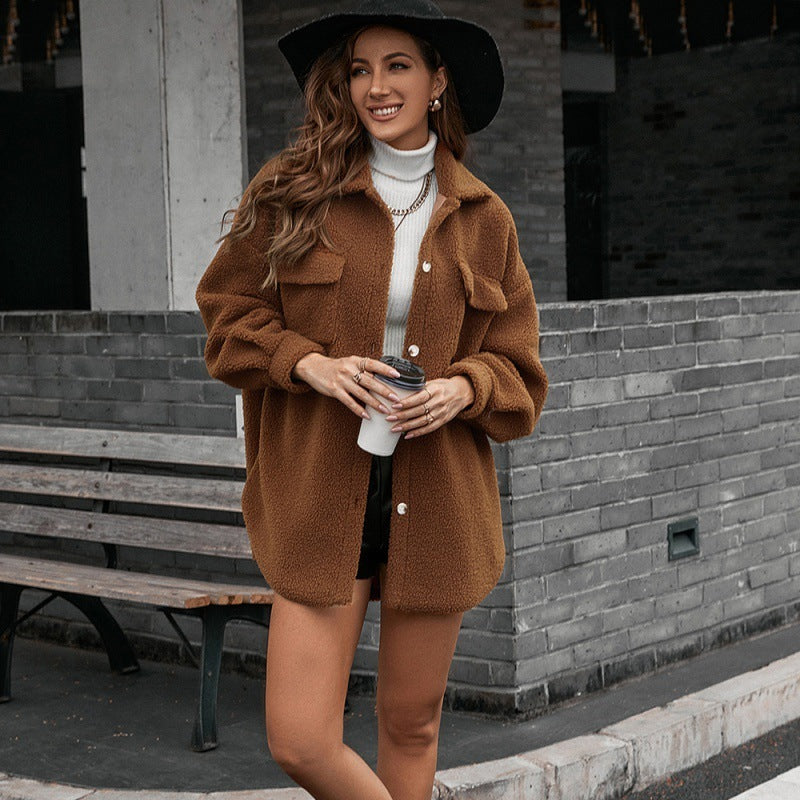 LEAH SHERPA COAT