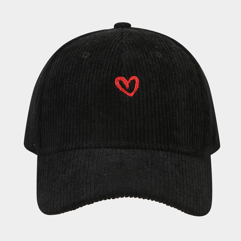 HEARTFELT CORDUROY CAP