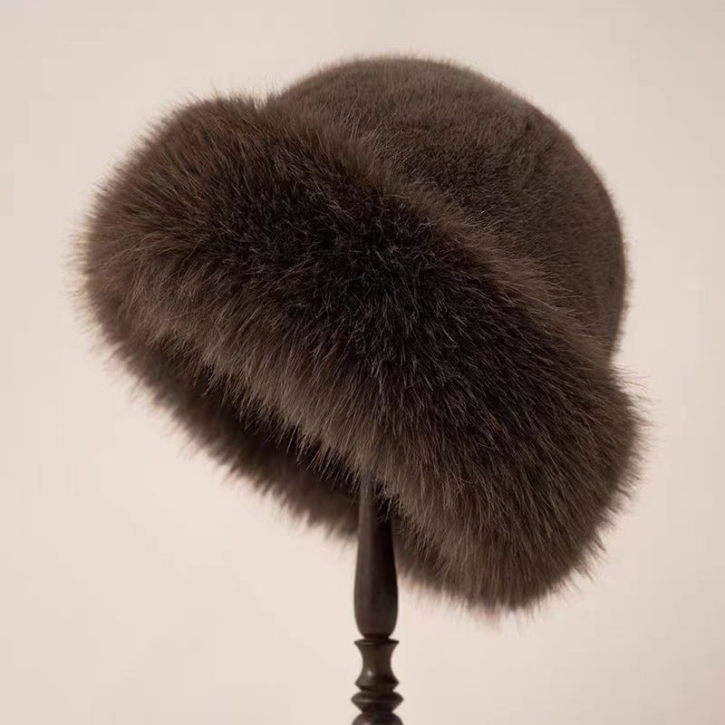 MARTHA FOX FUR HAT