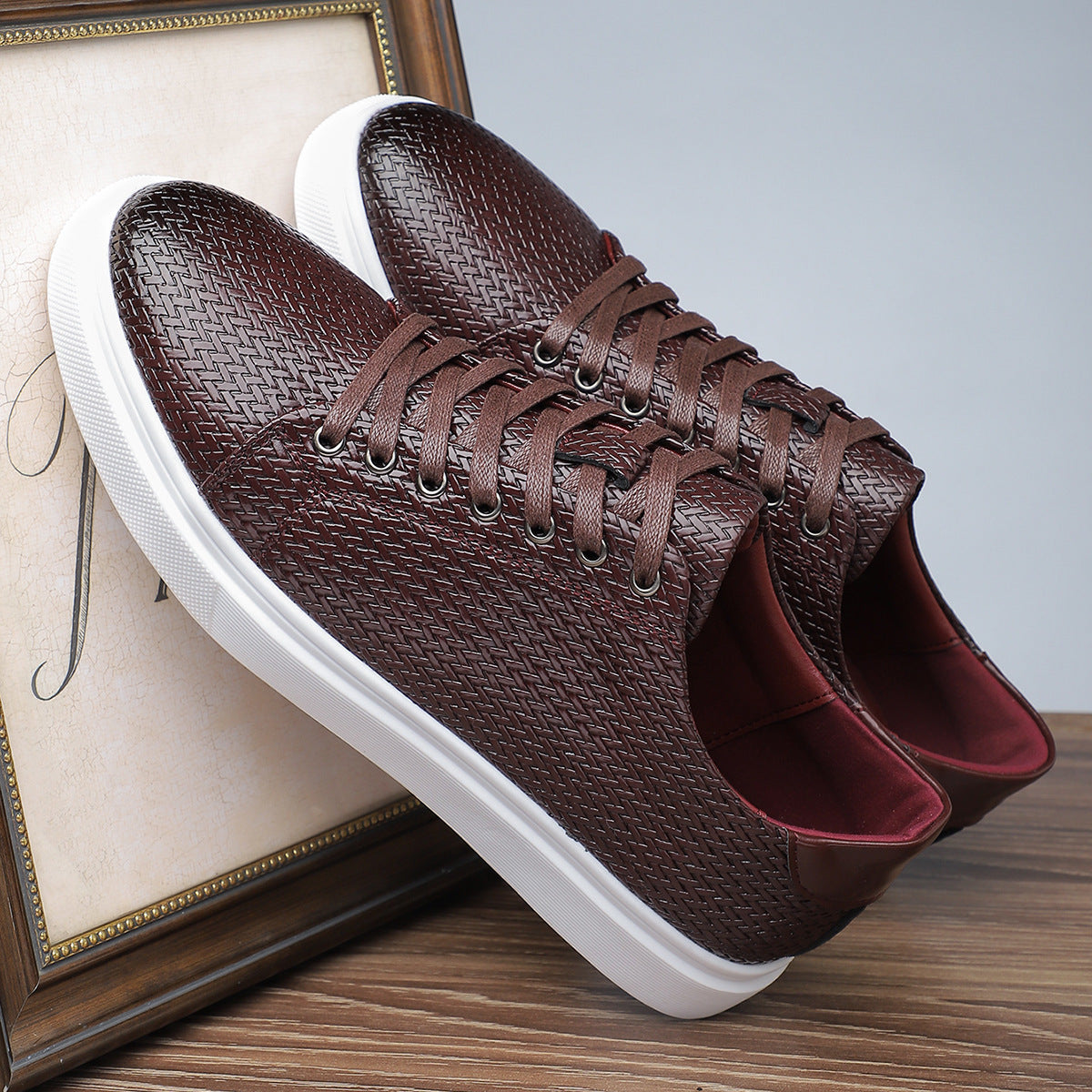 WILTON LEATHER SNEAKERS