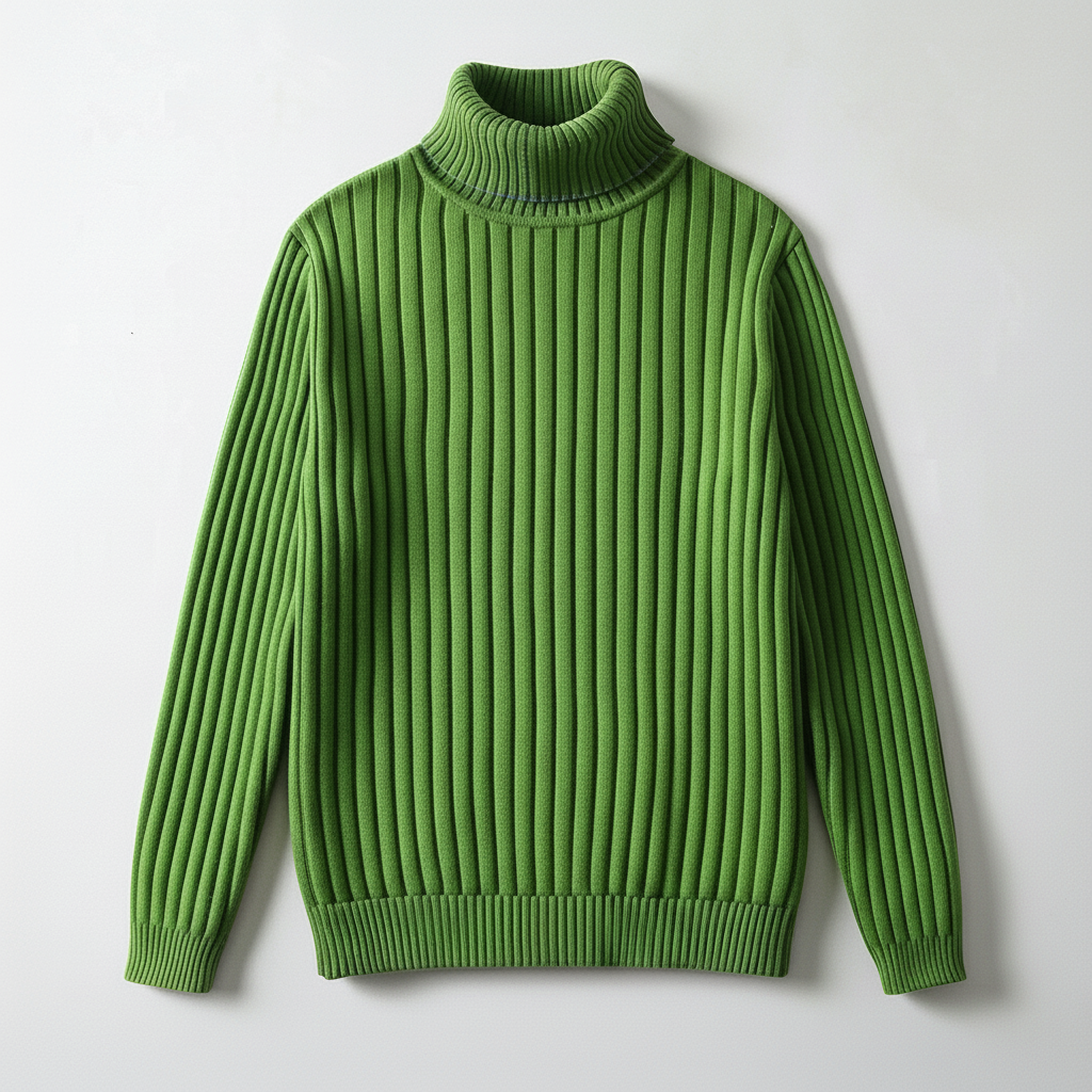 HUDSON RIBBED TURTLENECK
