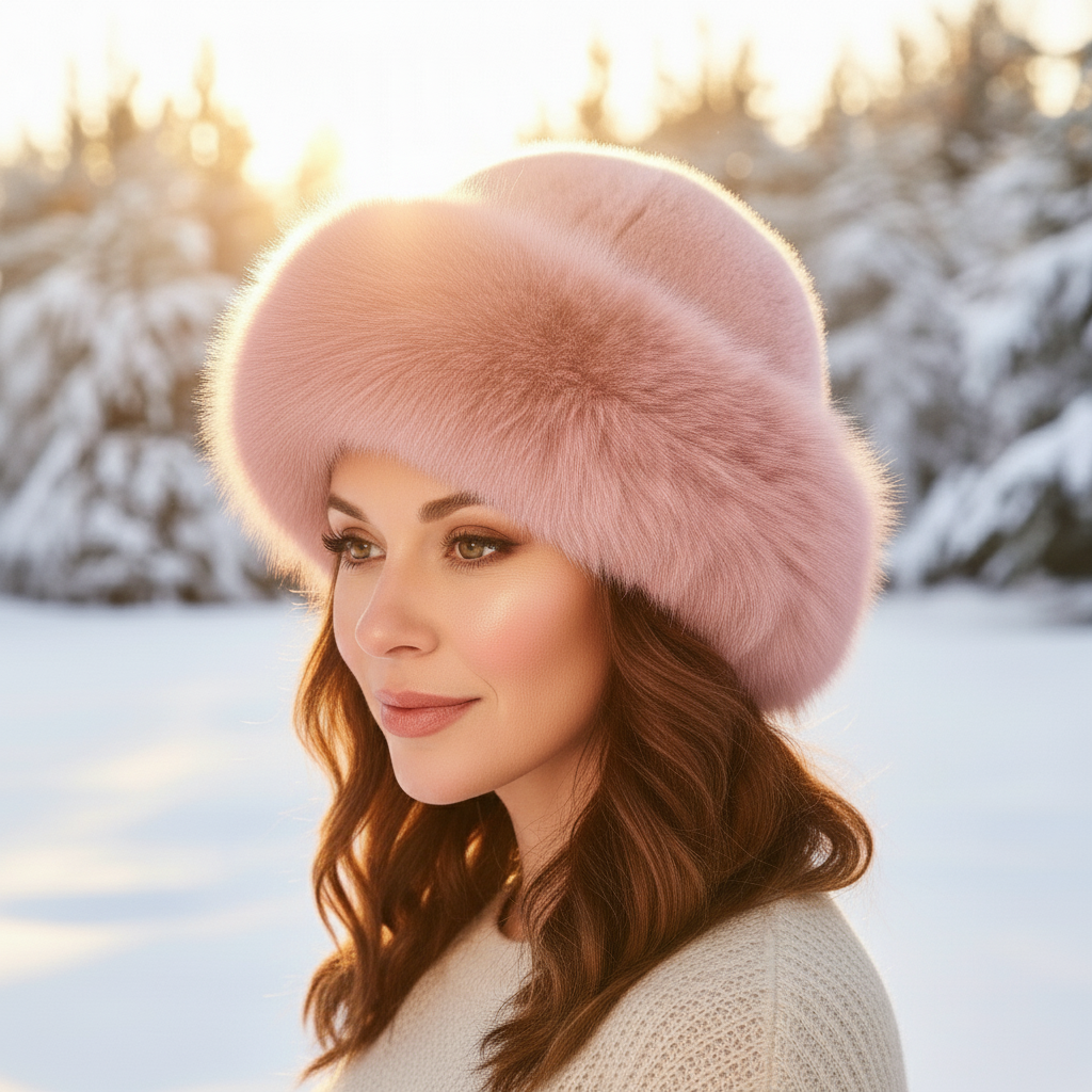 MARTHA FOX FUR HAT