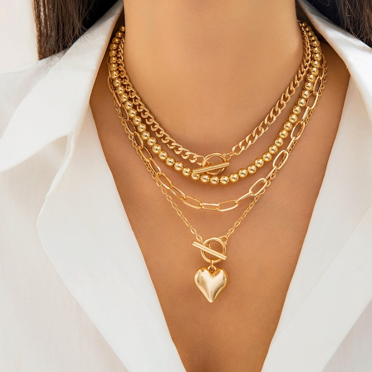 REBECCA AMORÉ NECKLACE SET