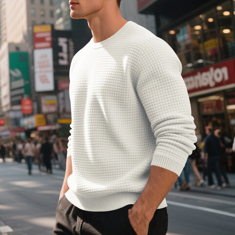 BENJAMIN COTTON CREW SWEATER