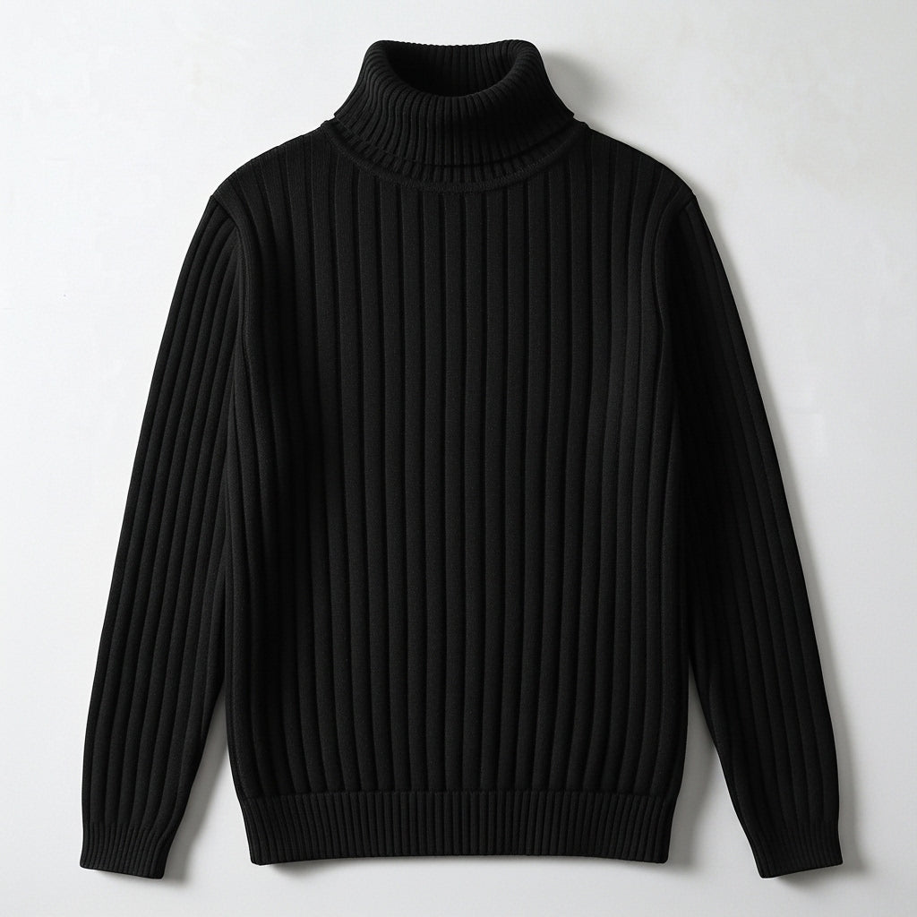 HUDSON RIBBED TURTLENECK
