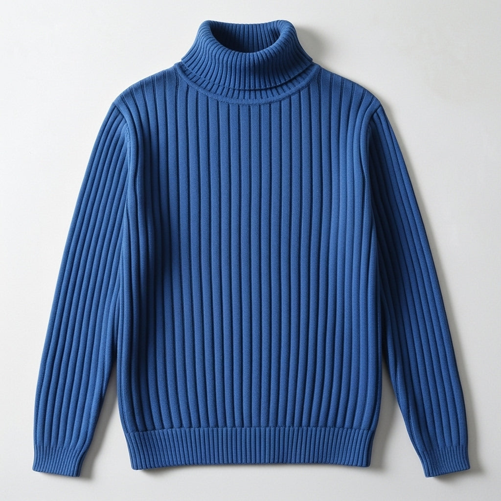 HUDSON RIBBED TURTLENECK