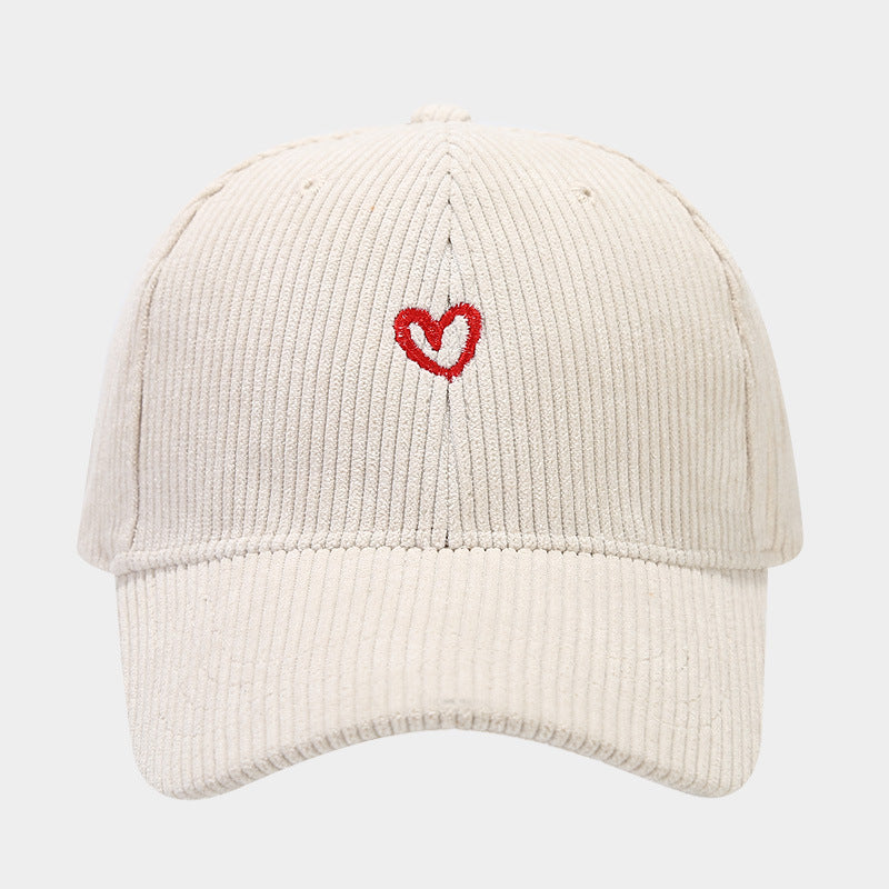 HEARTFELT CORDUROY CAP
