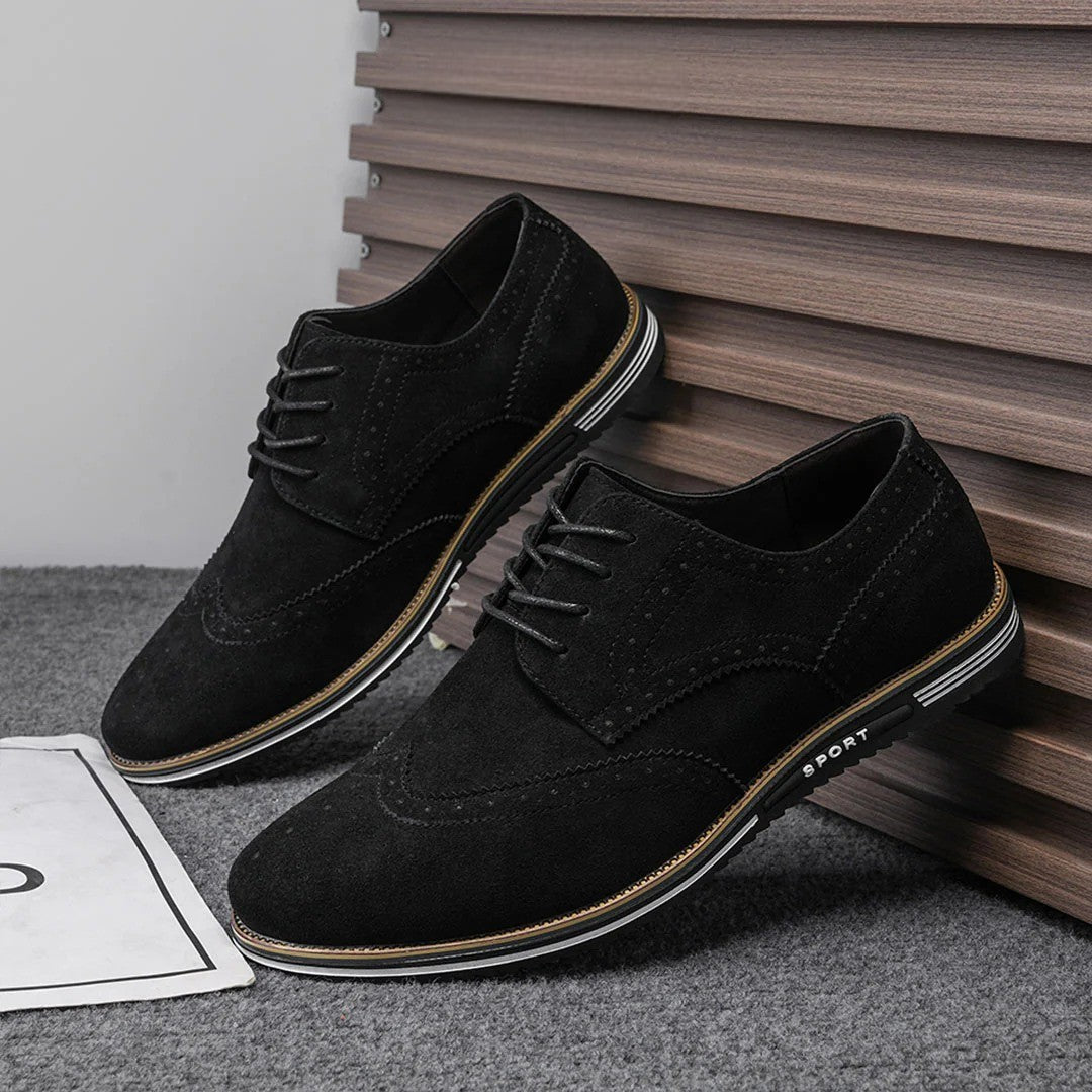 DERBY ULTRA COMFORT SUEDE LEATHER SHOES