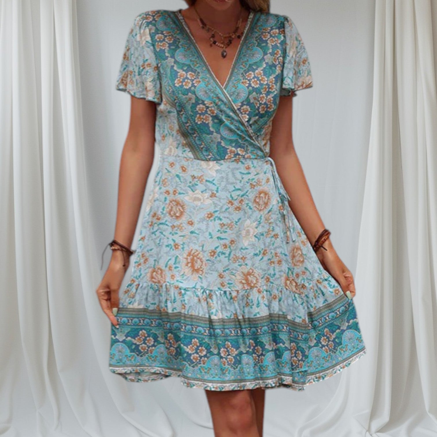 TERRA FLORA DAY DRESS