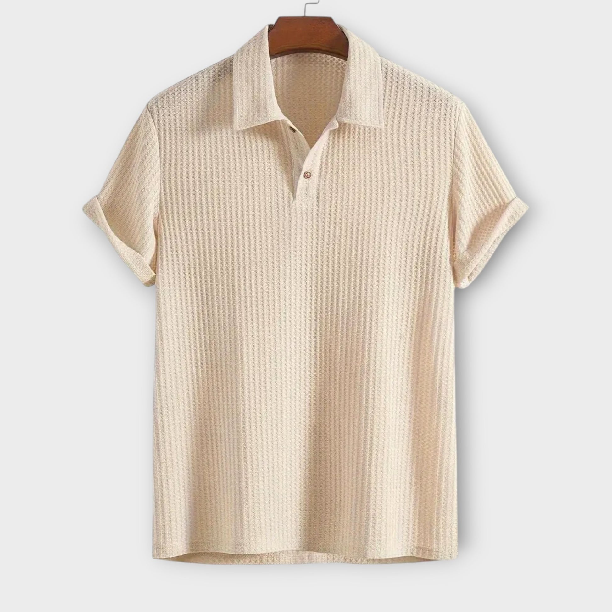 PETER LUXE JACQUARD POLO