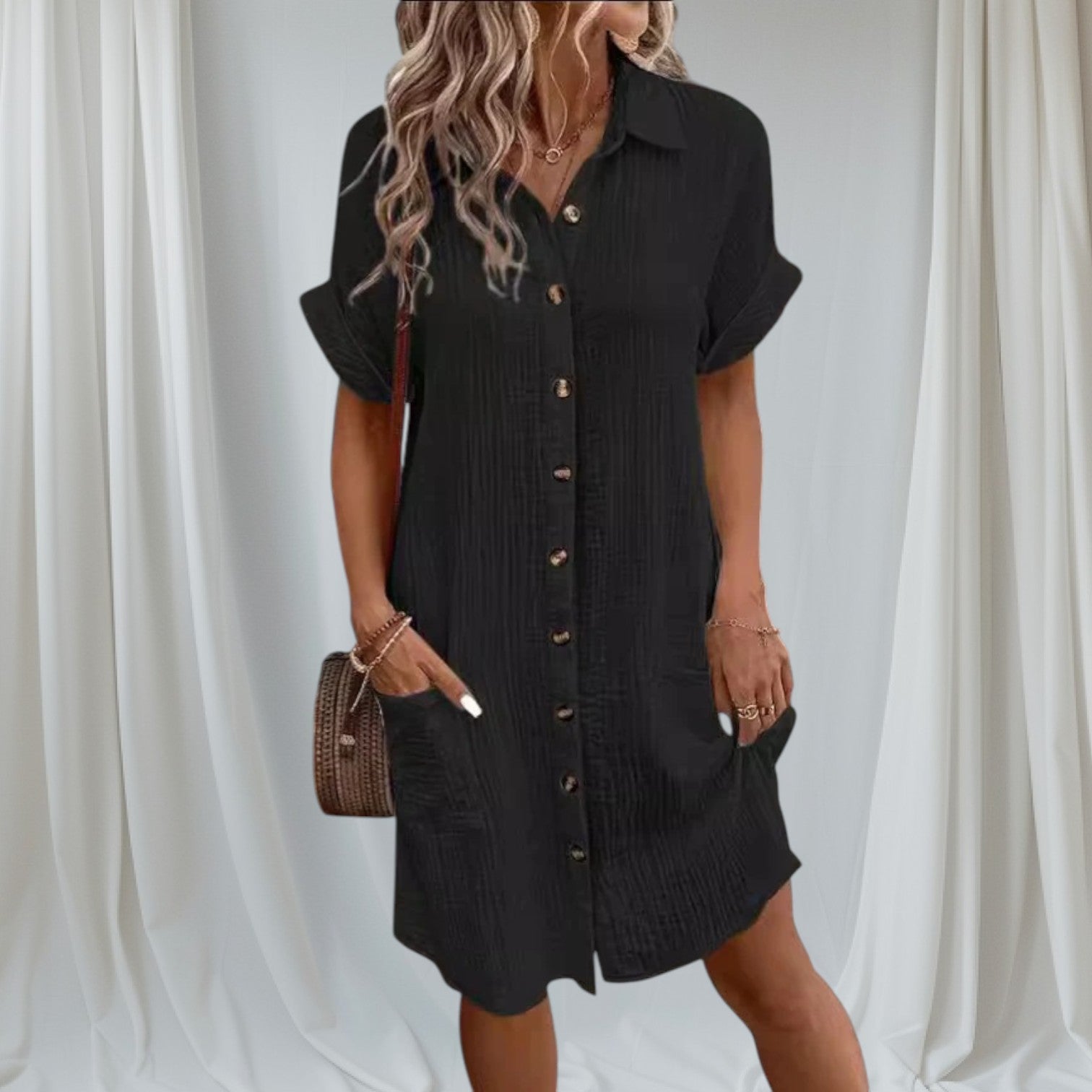 LYRA CLOUDWEAVE MIDI DRESS