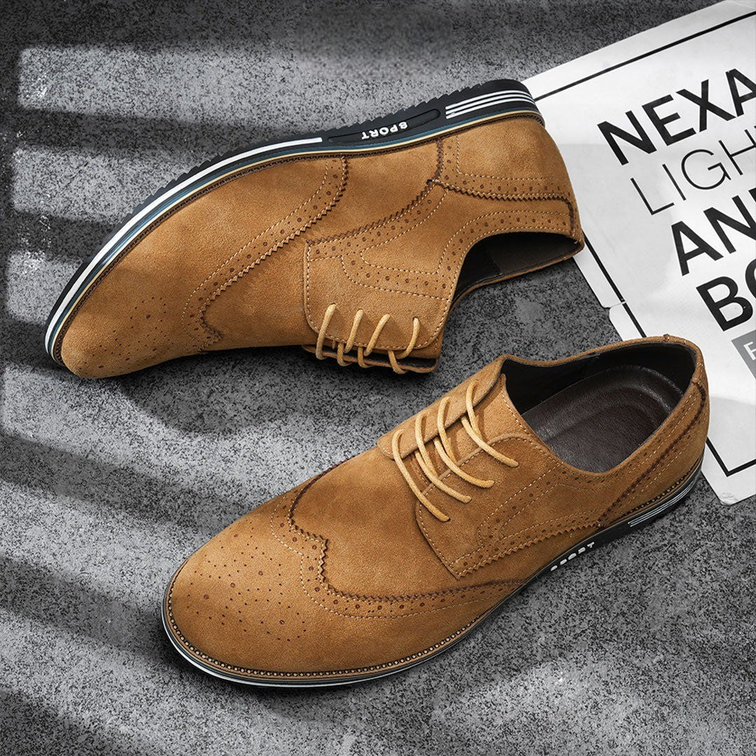DERBY ULTRA COMFORT SUEDE LEATHER SHOES