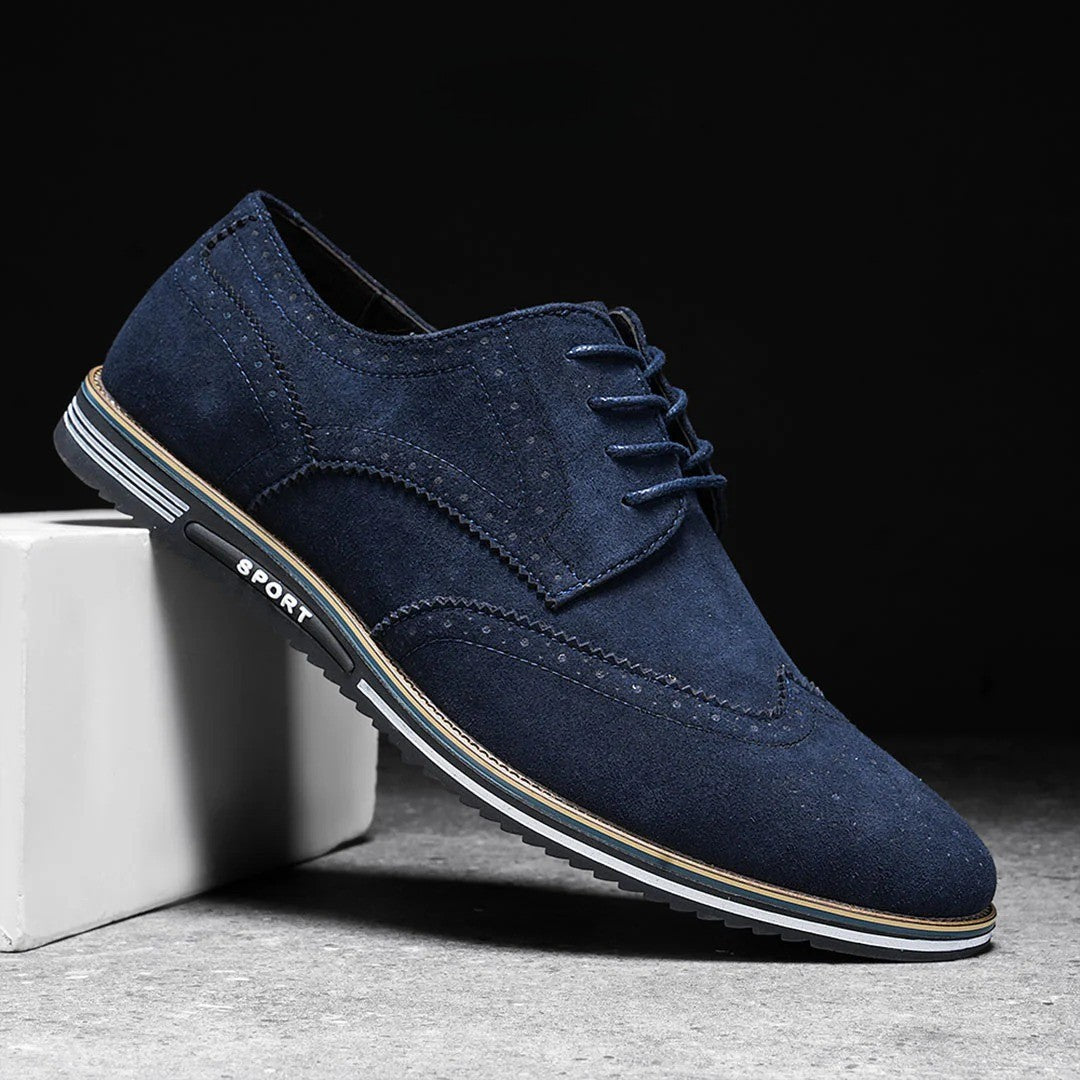 DERBY ULTRA COMFORT SUEDE LEATHER SHOES