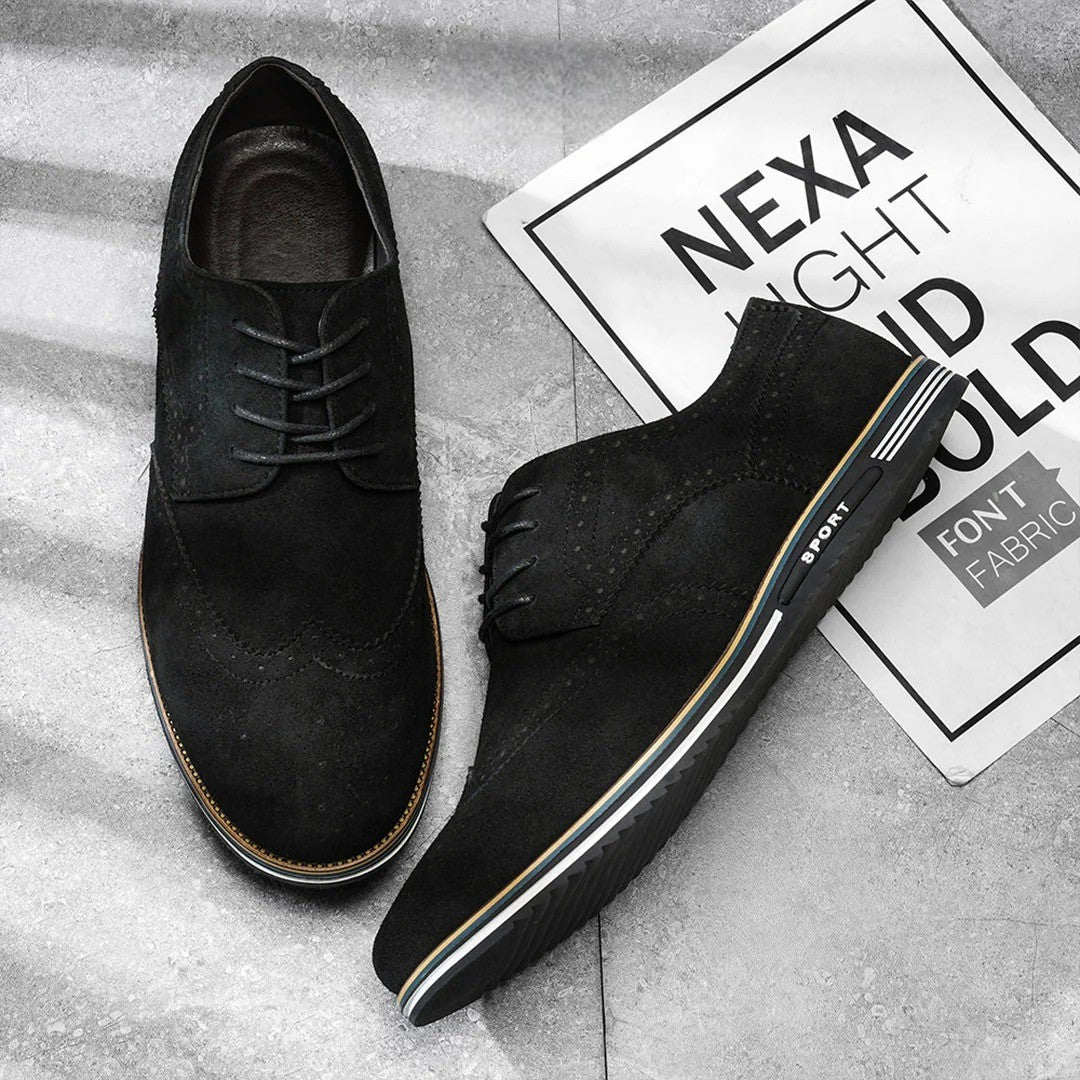 DERBY ULTRA COMFORT SUEDE LEATHER SHOES