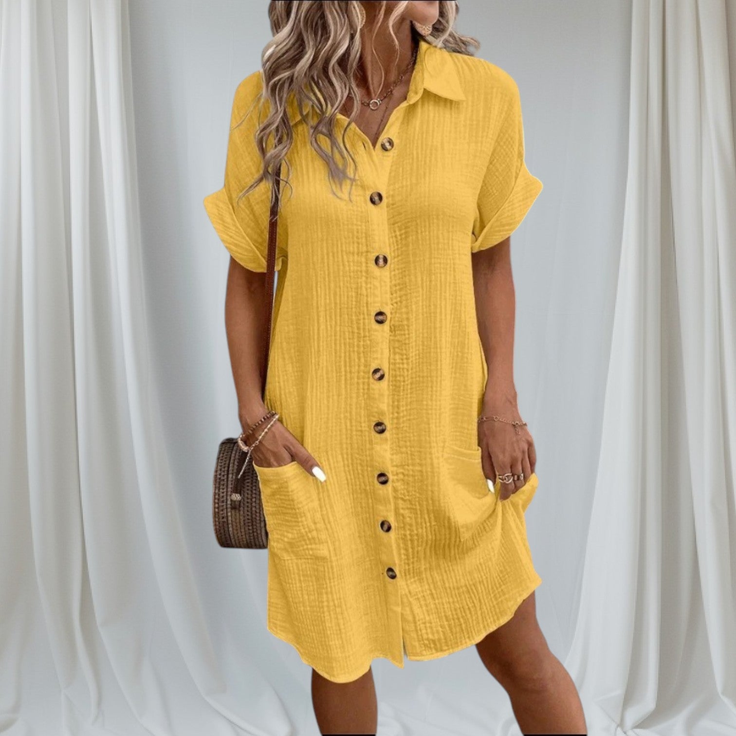LYRA CLOUDWEAVE MIDI DRESS