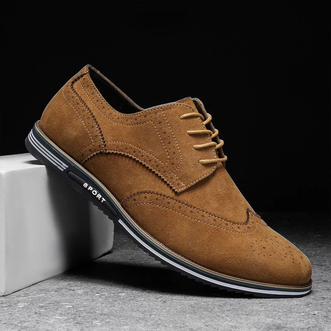 DERBY ULTRA COMFORT SUEDE LEATHER SHOES