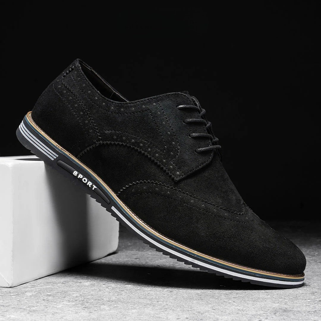 DERBY ULTRA COMFORT SUEDE LEATHER SHOES