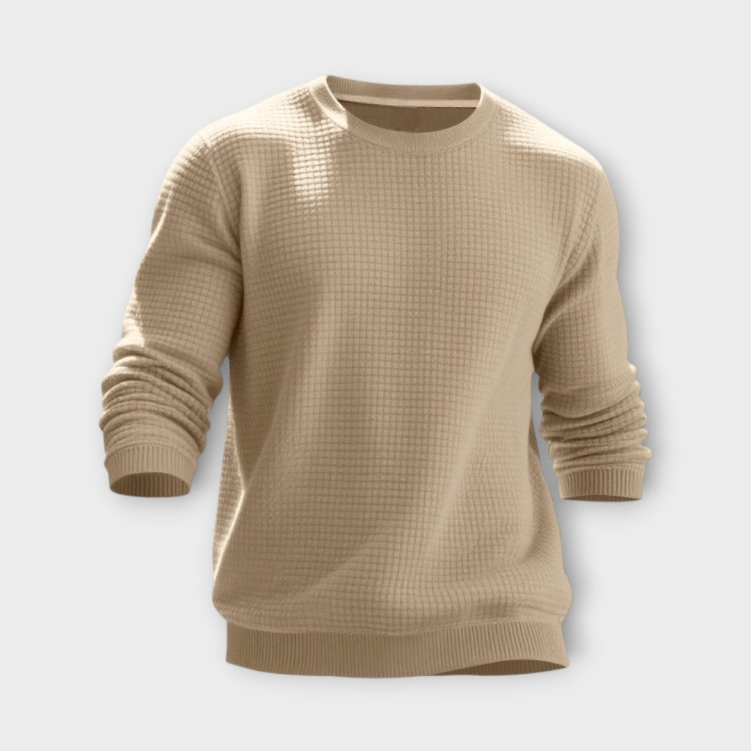BENJAMIN COTTON CREW SWEATER