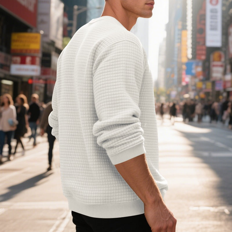 BENJAMIN COTTON CREW SWEATER