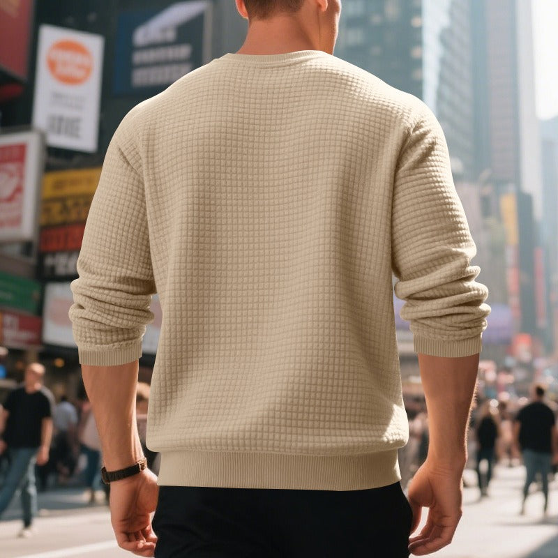 BENJAMIN COTTON CREW SWEATER