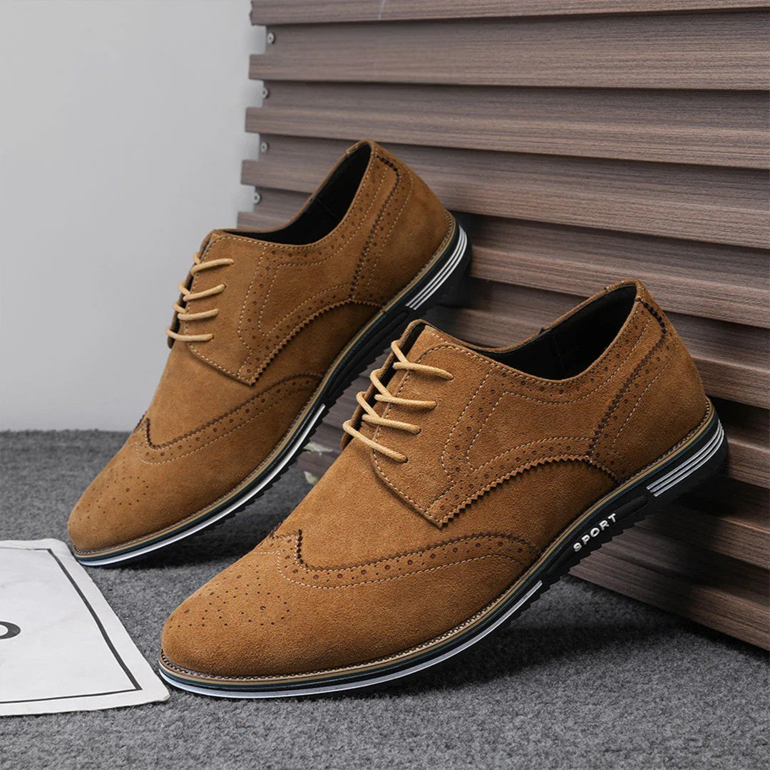 DERBY ULTRA COMFORT SUEDE LEATHER SHOES