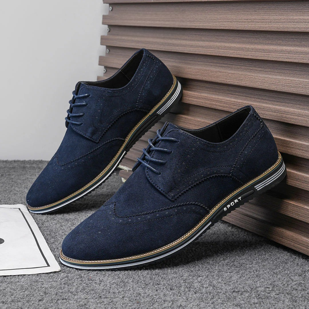 DERBY ULTRA COMFORT SUEDE LEATHER SHOES