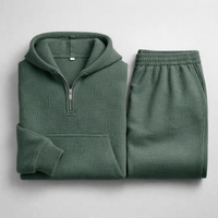 VERONA Waffle Knit Set, cuff detail