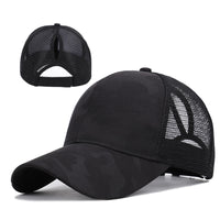 CAMO HIGH PONY CAP
